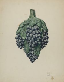 Wine Shop Emblem, c. 1940. Creator: William Kieckhofel