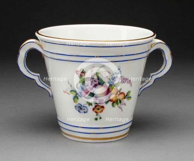 Wineglass Cooler, Sèvres, 1758. Creators: Sèvres Porcelain Manufactory, Pierre-Antoine Méreaud.