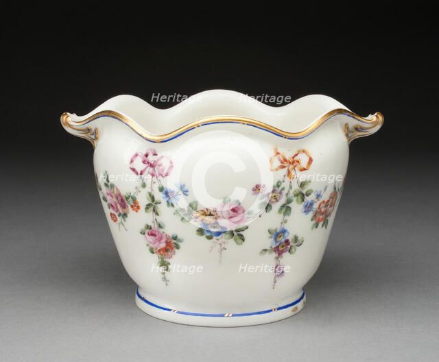 Wineglass Cooler, Sèvres, 1758. Creators: Sèvres Porcelain Manufactory, Pierre-Antoine Méreaud.