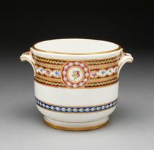 Wineglass Cooler, Sèvres, 1789. Creators: Sèvres Porcelain Manufactory, Jacques Fontaine