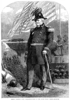 Winfield Scott, American soldier, 1861