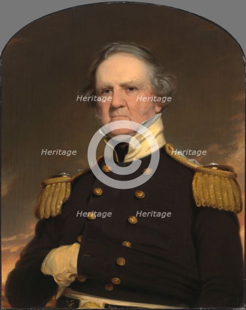 Winfield Scott, c. 1855. Creator: Robert Walter Weir.