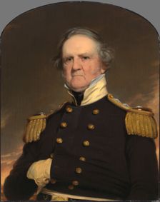Winfield Scott, c. 1855. Creator: Robert Walter Weir
