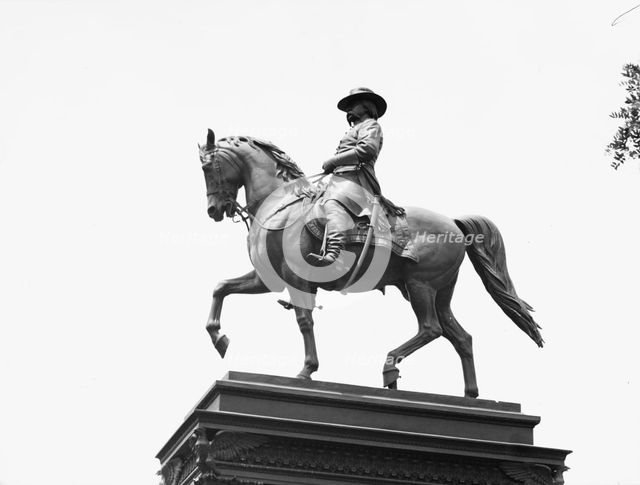 Winfield Scott Hancock - Equestrian statues in Washington, D.C., between 1911 and 1942. Creator: Arnold Genthe.