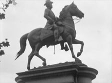Winfield Scott Hancock - Equestrian statues in Washington, D.C., between 1911 and 1942. Creator: Arnold Genthe