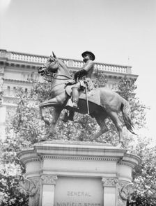 Winfield Scott Hancock - Equestrian statues in Washington, D.C., between 1911 and 1942. Creator: Arnold Genthe