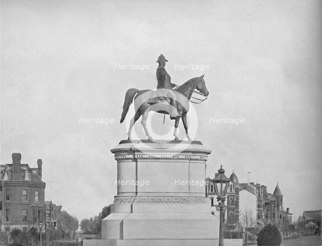 'Winfield Scott Statue, Washington, D.C.', c1897. Creator: Unknown.