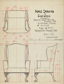 Wing Chair, c. 1936. Creator: M. Rosenshield-von-Paulin