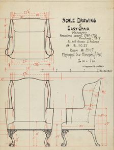 Wing Chair, c. 1936. Creator: M. Rosenshield-von-Paulin