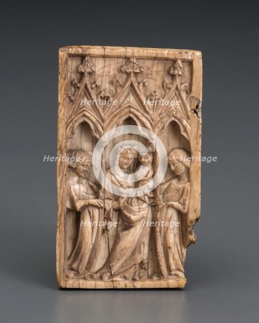 Wing of a Diptych: Madonna and Child, about 1350. Creator: Unknown.