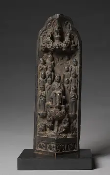 Wing of a Portable Shrine, 794-1185. Creator: Unknown