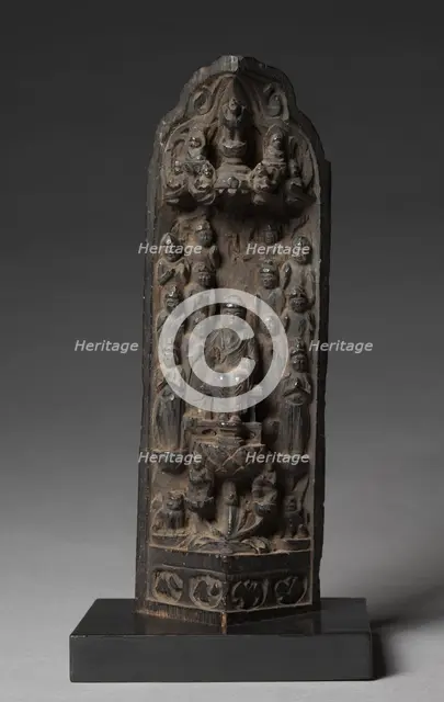 Wing of a Portable Shrine, 794-1185. Creator: Unknown.