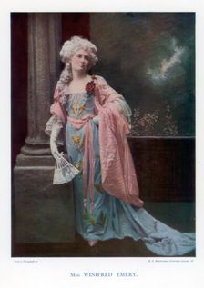 Winifred Emery, English actress, 1901.Artist: Mendelssohn