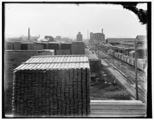 Winona, a sawmill plant, between 1890 and 1899. Creator: Unknown
