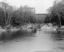 Winooski Gorge High Bridge, Burlington, Vt., between 1900 and 1910. Creator: Unknown