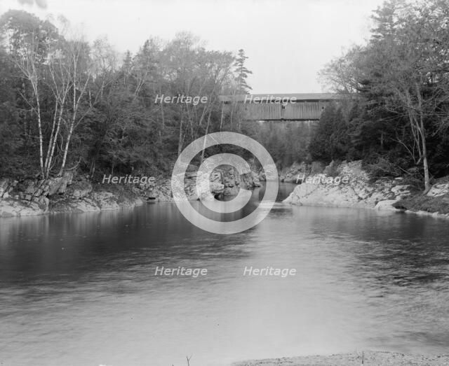 Winooski Gorge High Bridge, Burlington, Vt., between 1900 and 1910. Creator: Unknown.