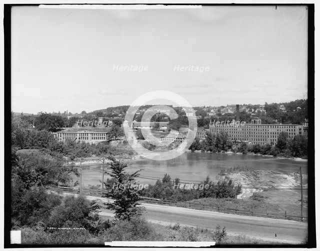 Winooski, Vermont, showing American Woolen Mills, c1907. Creator: Unknown.