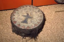 Winnebago Tribe, North American Indian Double headed Drum