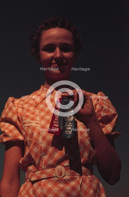 Winner at the Delta County Fair, Colorado, 1940. Creator: Russell Lee.