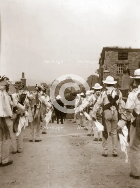 Winster Morris Dancers, Winster Wakes, Derbyshire, 4 July 1908. Artist: Unknown