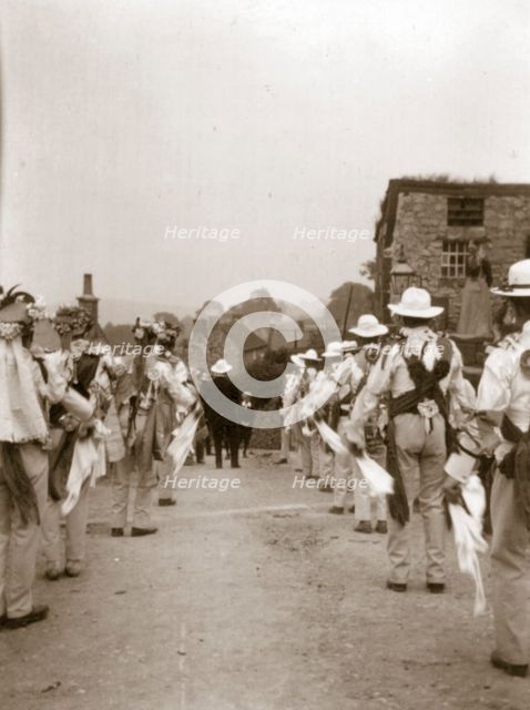 Winster Morris Dancers, Winster Wakes, Derbyshire, 4 July 1908. Artist: Unknown