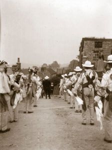 Winster Morris Dancers, Winster Wakes, Derbyshire, 4 July 1908