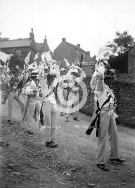 Winster Morris Dancers, Derbyshire, 1908. Artist: Unknown