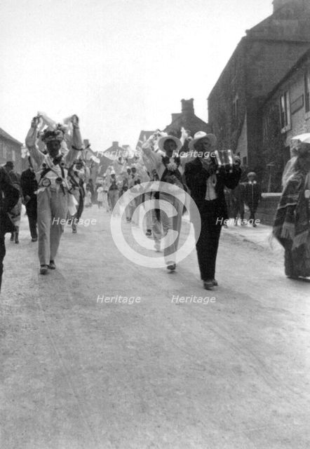Winster Morris Dancers, Derbyshire, c1908. Artist: Unknown