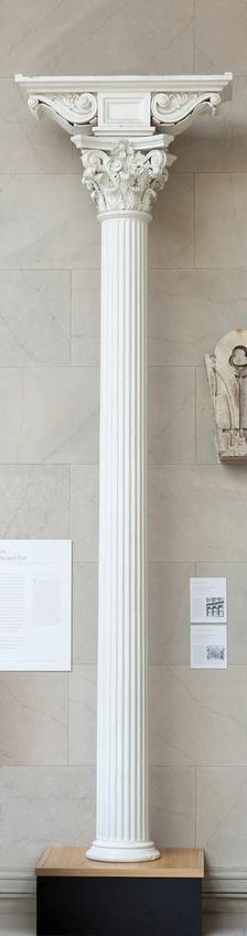 Winston Block: Interior Column, 1872. Creators: Frederick H. Baumann, Edward Baumann