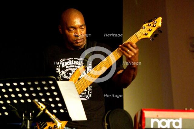 Winston Blissett, Brecon Jazz Festival, Powys, Wales.  Artist: Brian O'Connor