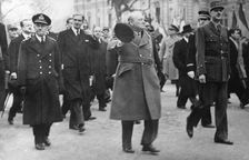 Winston Churchill (1874-1965) and Charles de Gaulle (1890-1970), Paris, France, c1950s. Creator: Unknown