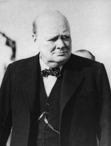Winston Churchill (1874-1965), British prime minister, c1950s. Creator: Unknown