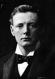 Winston Churchill around the time he first entered parliament, c1901, (1945)