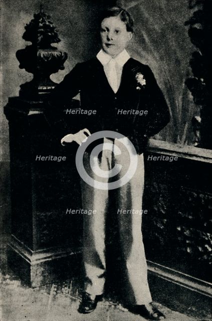 'Winston Churchill at Harrow', c1887, (1945).  Creator: Unknown.