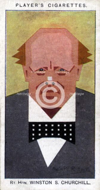 Winston Churchill, British Prime Minister, 1926. Artist: Alick P F Ritchie