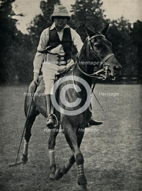 'Winston Churchill Playing Polo', 1920s, (1945). Creator: Unknown.