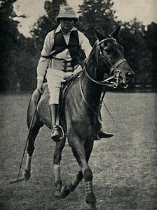 Winston Churchill Playing Polo 1920s, (1945). Creator: Unknown