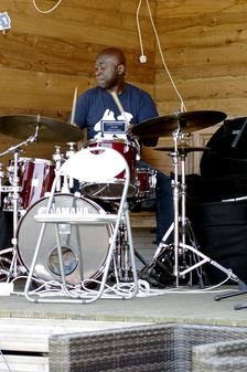 Winston Clifford, Roger Beaujolais Quartet, Three Horseshoes, Knockholt, Kent, 1st June 2021. Creator: Brian O'Connor