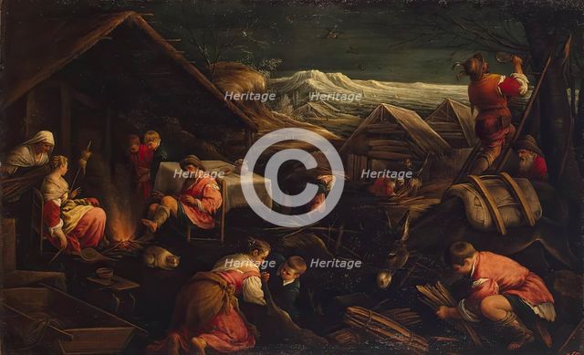 Winter, 1577. Creator: Francesco Bassano II.