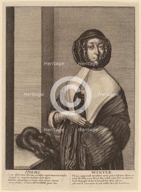 Winter, 1641. Creator: Wenceslaus Hollar.