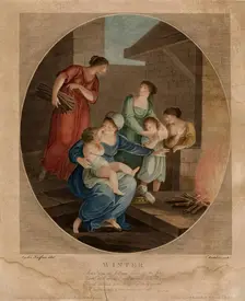 Winter, 1782. Creator: Francesco Bartolozzi