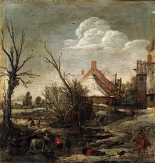 Winter 17th century. Artist: Esaias van de Velde