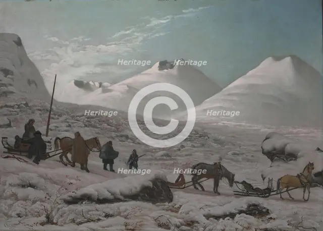 Winter, 1834. Creator: Knud Baade.