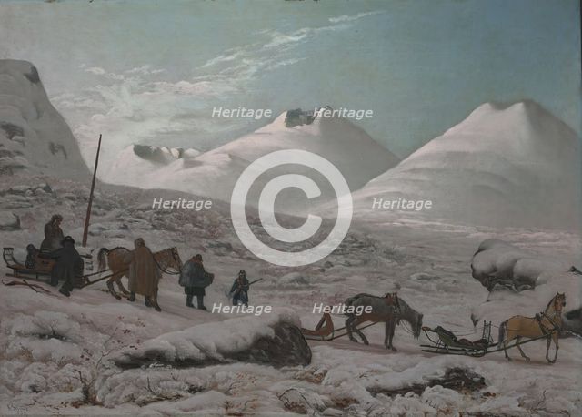 Winter, 1834. Creator: Knud Baade.