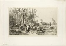 Winter, 1846. Creator: Charles Emile Jacque