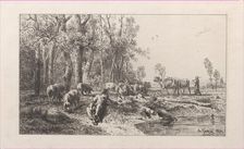 Winter, 1864. Creator: Charles Emile Jacque