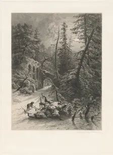 Winter, 1871. Creator: Eduard Willmann