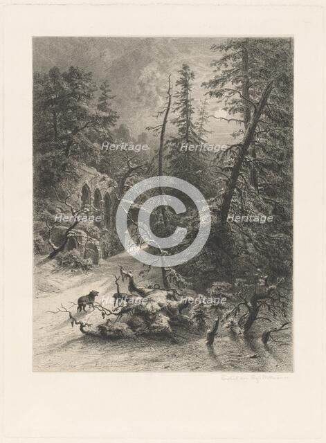 Winter, 1871. Creator: Eduard Willmann.