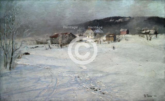 Winter, 1886. Creator: Frits Thaulow.