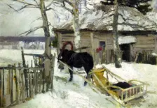 Winter 1894. Artist: Konstantin Korovin